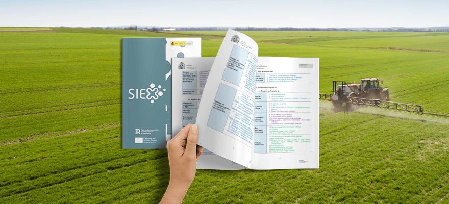 Información referente a un cuaderno digital de explotación agrícola